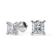 Mckenzie Princess Cut Earrings Stud - Nivetta